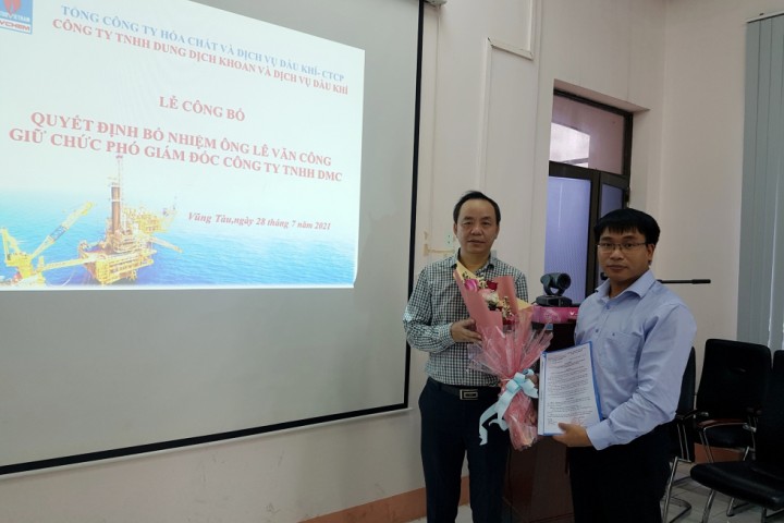 Lễ trao quyết định bổ nhiệm Phó Giám đốc Công ty DMC